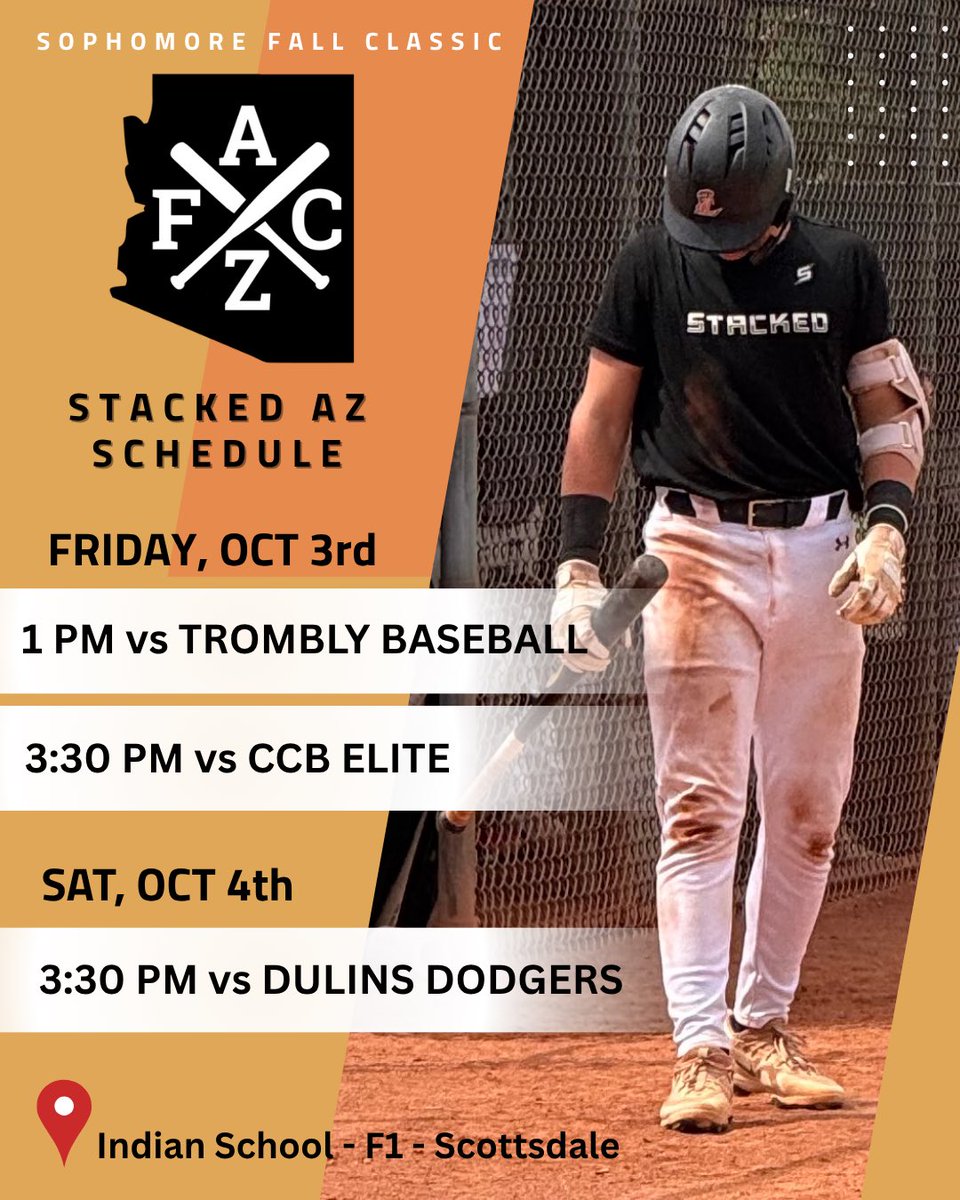 Ready to compete | Fri 1 &amp; 3:30 pm | Sat 3:30 pm | Sun TBD <a href="/AZFallClassic/">AZ Fall Classic</a>
#classof2028
#uncommitted
