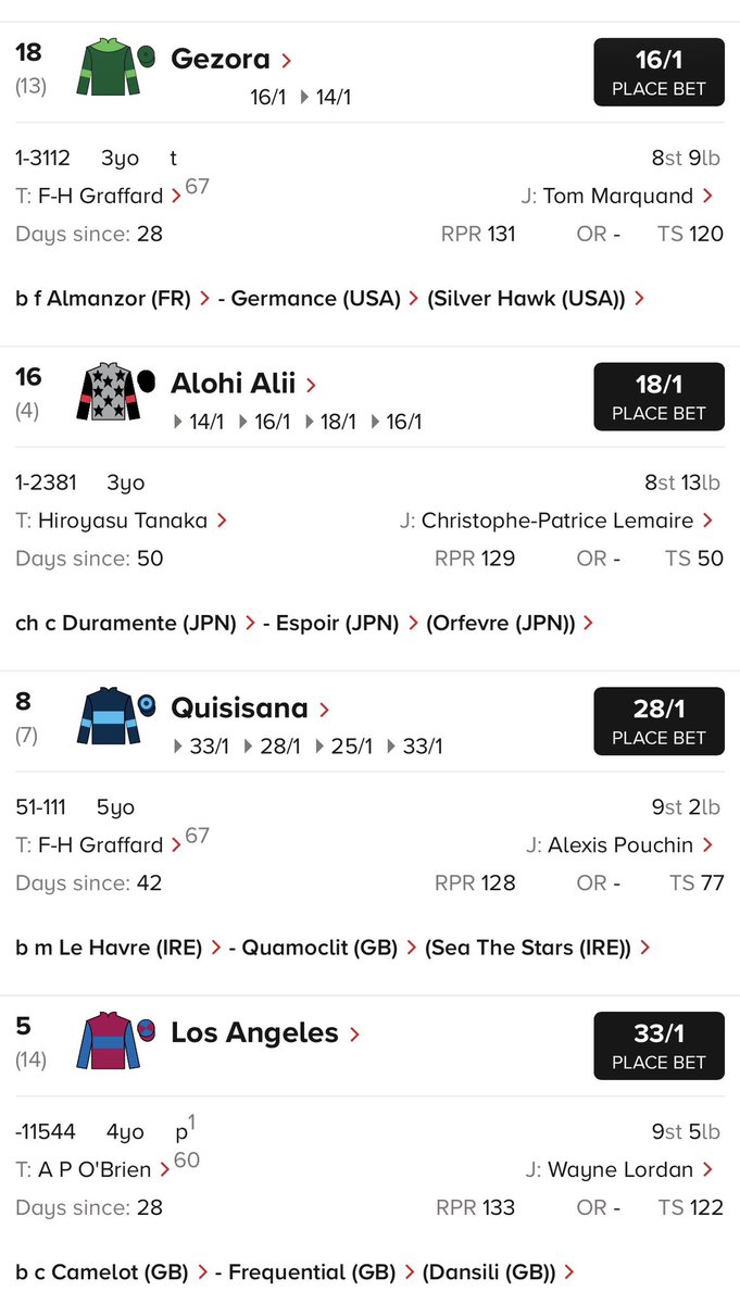 شوط الآرك الفرنسي ( قوس النصر ) 2025

نبدأ معكم بمقدمة عن هذا الشوط العريق ثم الأبرز ترشيحا وقراءة موجزة عن عوامل الفوز بالشوط 📰

يُعدّ أحد أرقى سباقات الخيل في العالم، ويُقام في مضمار *لونغشامب* بباريس في أوائل شهر أكتوبر. 
- تبلغ قيمة الجوائز في نسخة 2025 نحو 5 ملايين يورو

-