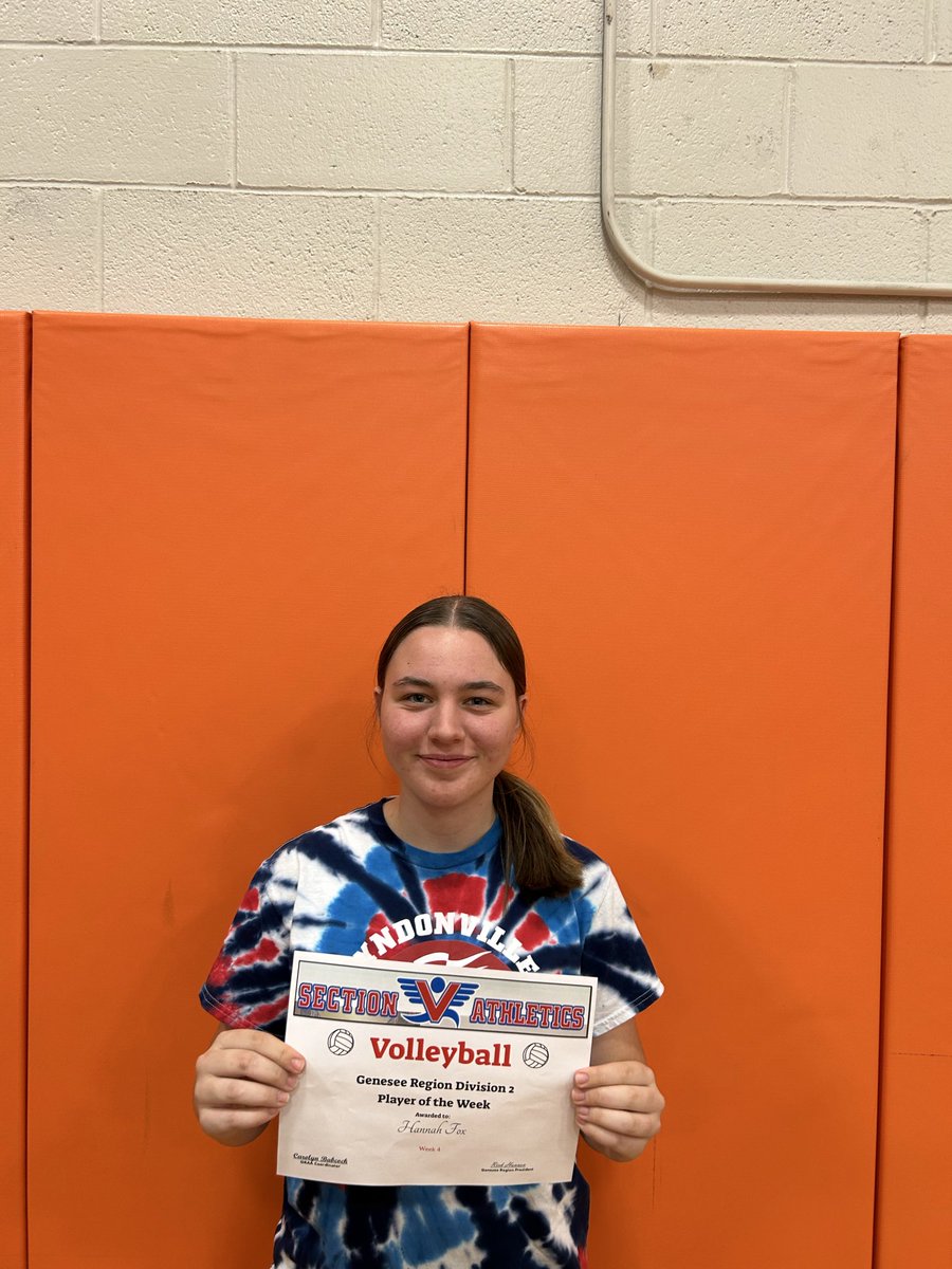 Congratulations to Hannah Fox who earned GR League Player of the Week honors for Week 4!  🐅 💪