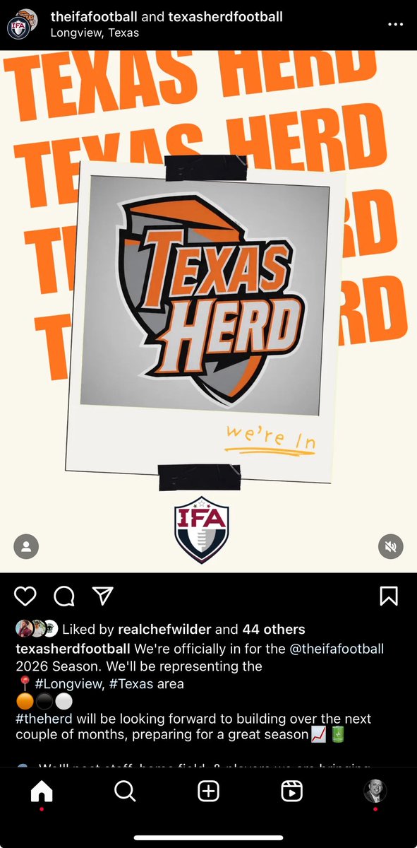 TheMikeLathrop's tweet image. NEWS:

International Football Alliance announce Fort Worth Drive &amp;amp; Texas Herd (Longview) as newest members for the 2026 season.

Per @TheIFAFootball Announcements

#IFA #IFA2026