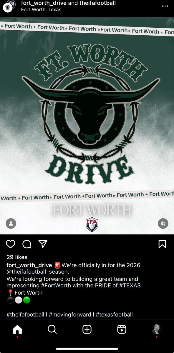 TheMikeLathrop's tweet image. NEWS:

International Football Alliance announce Fort Worth Drive &amp;amp; Texas Herd (Longview) as newest members for the 2026 season.

Per @TheIFAFootball Announcements

#IFA #IFA2026