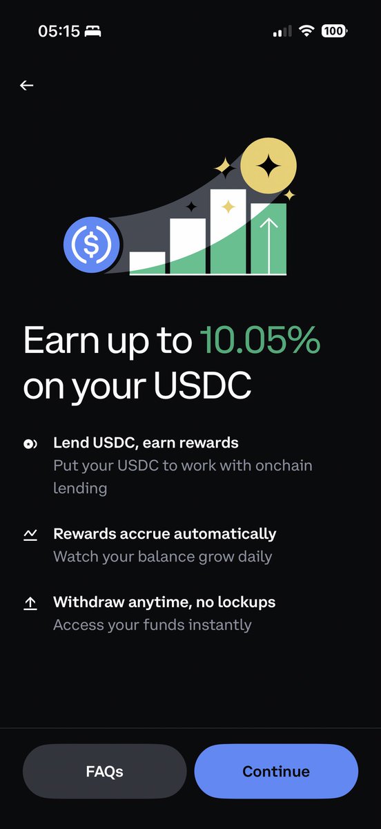 leozc's tweet image. This is why you don’t need your bank - $COIN is doing this for you in safe way @CoinbaseDuck is putting his life saving into that :-) - thx for @maxbranzburg team building such a great integration