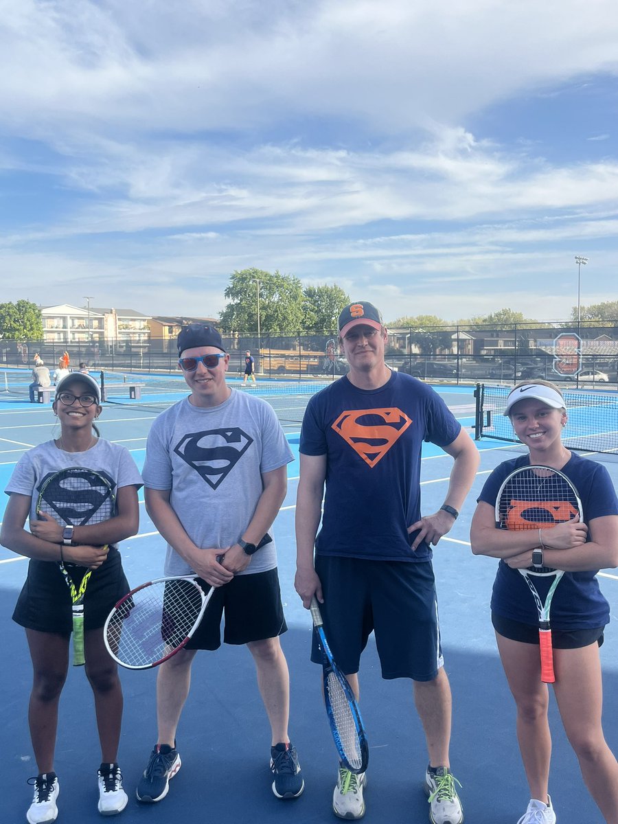 Today the Senior girls for Stagg hosted our first Senior/Teacher tennis tournament.  A big thank you to all of our teachers who make a difference in our girls lives!  Coach Chris Sandor and his partner Amelia Kunda were the champs beating Mina Lara and Coach DeRose 15-12.