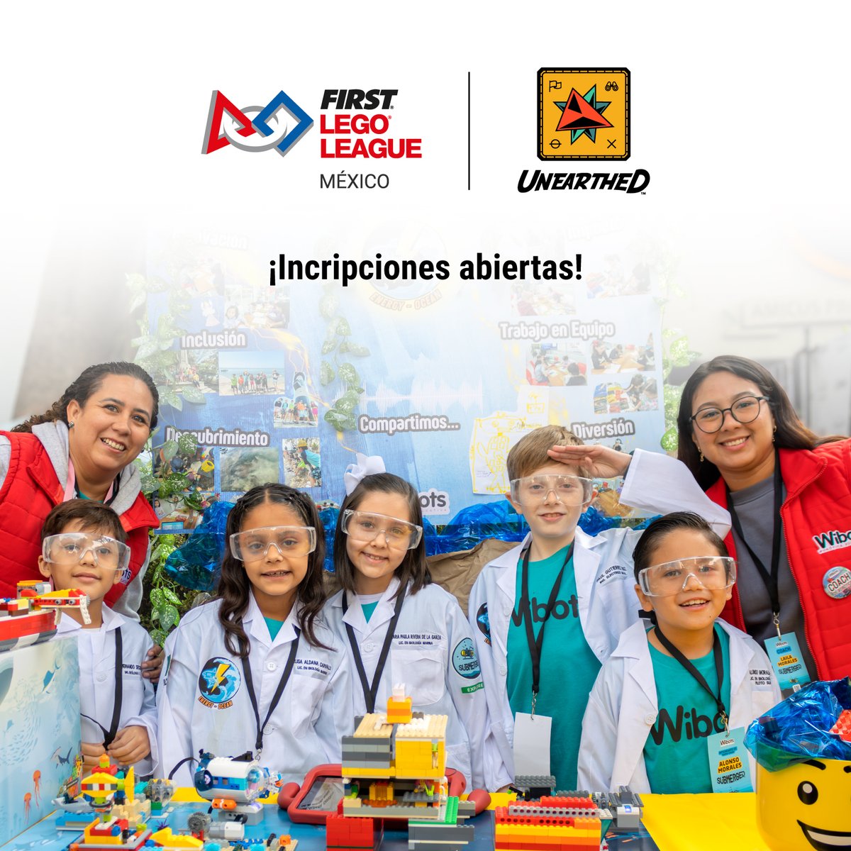 SoyRobotiX's tweet image. ¿Quieres desenterrar grandes misterios?

En la Temporada #UNEARTHED de FIRST LEGO League, cada equipo investigará y resolverá retos inspirados en la arqueología, aplicando la ciencia y la tecnología.

🚀 Inscríbete hoy y vive esta aventura.

#FLLMéxico #STEM #AprendizajeActivo