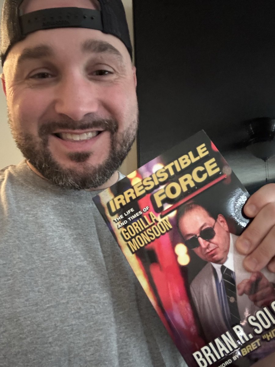 Wrestlingwclass's tweet photo. "Holy mackerel!" It’s here! Lol #IrresistibleForce The Life &amp; Times of #GorillaMonsoon, by author @BrianRSolomon https://t.co/K6Tt1spHTK