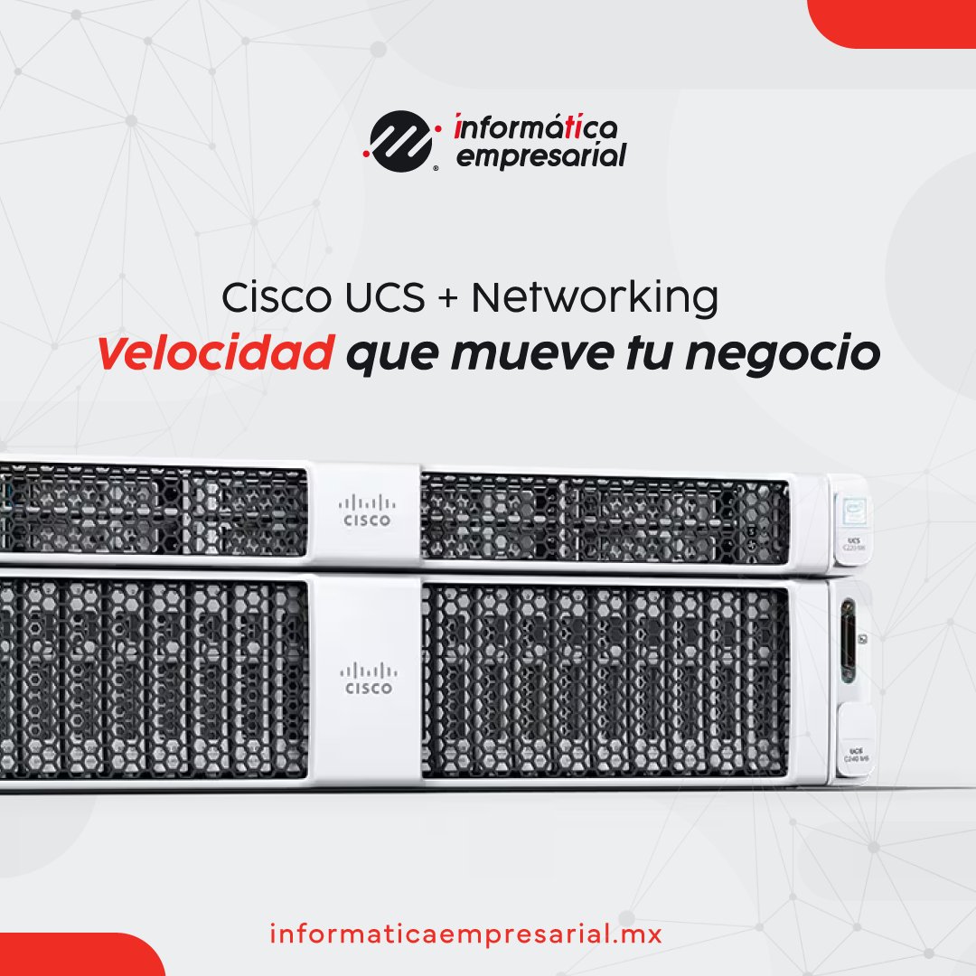 Informatica_MX's tweet image. 💻 Cisco UCS + 🌐 Networking = ⚡ un centro de datos rápido, estable y preparado para el futuro 🚀.
¡Contáctanos!📞 81 1596 6670
#CiscoUCS #DataCenterRápido #TIProductiva