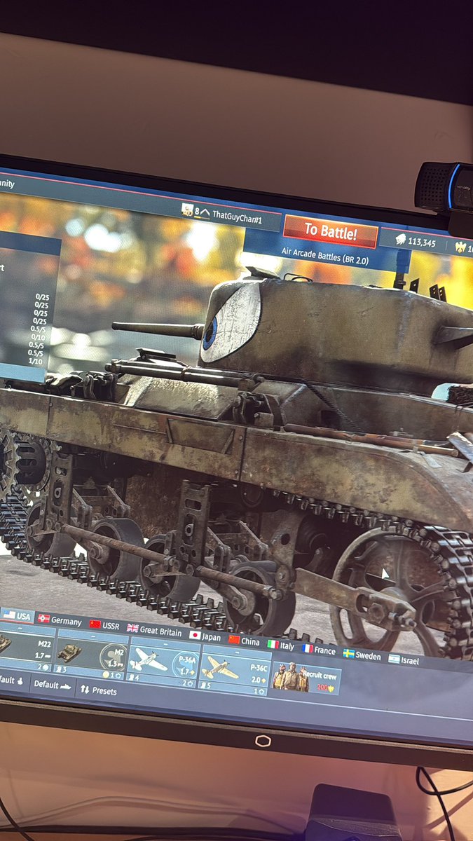 ThatGuyChar_'s tweet photo. Streaming War Thunder right now, come stop by 

https://t.co/VbwxEUsVAC https://t.co/howP85nM52