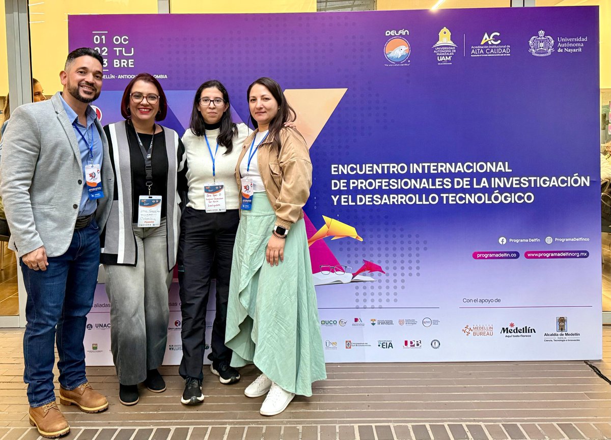 🌎✨ La San Martín participó en el IX Encuentro Internacional de Profesionales de la Investigación y el Desarrollo Tecnológico, junto a investigadores de 10 países del Programa Delfín. 🤝 Un espacio para fortalecer redes y avanzar en innovación. 🌐📚