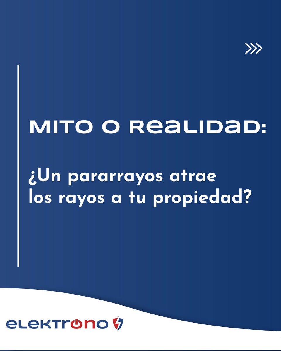 abenetco's tweet image. ⚡️Muchas personas piensan que un pararrayos funciona como un imán para los rayos, pero su propósito no es atraer la energía, sino desviar un rayo y llevarlo al suelo de forma segura.

Agenda una asesoría 📞 310-862-4467

#Elektrono #ProteccionContraRayos #Pararrayos