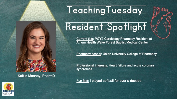 accpcardprn's tweet image. Meet Dr. Kaitlin Mooney, current PGY2 Cardiology Resident at Atrium Health Wake Forest Baptist Medical Center. 
Next #TeachingTuesday Dr. Mooney discusses cardiac amyloidosis! 

It's #Amyloidosis Week! We will have a PGY2 CE Spotlight and Teaching Tuesday on cardiac amyloidosis!!