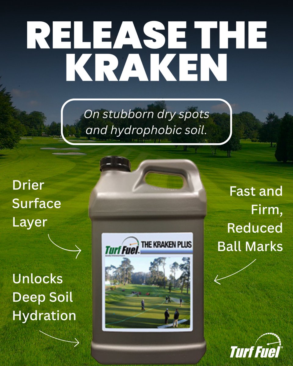 🐙 Unleash unbeatable turf. THE KRAKEN delivers 30 days of hydration + fast and firm surfaces.
👉 Contact us today to learn more!
spklr.io/6018BJDUu