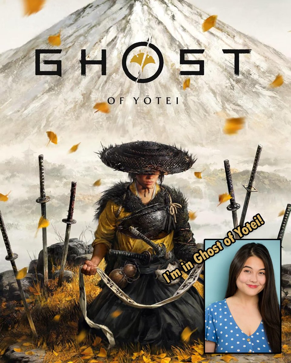 Over the moon to announce that you can hear me in Ghost of Yotei! This one's truly special cause I got to record for a game that one of my favorite people is the star and face of. Thank you so much to Sony and <a href="/SuckerPunchProd/">Sucker Punch Productions</a> for having me!

LET'S GO <a href="/erikaishii/">Erika Ishii</a>!