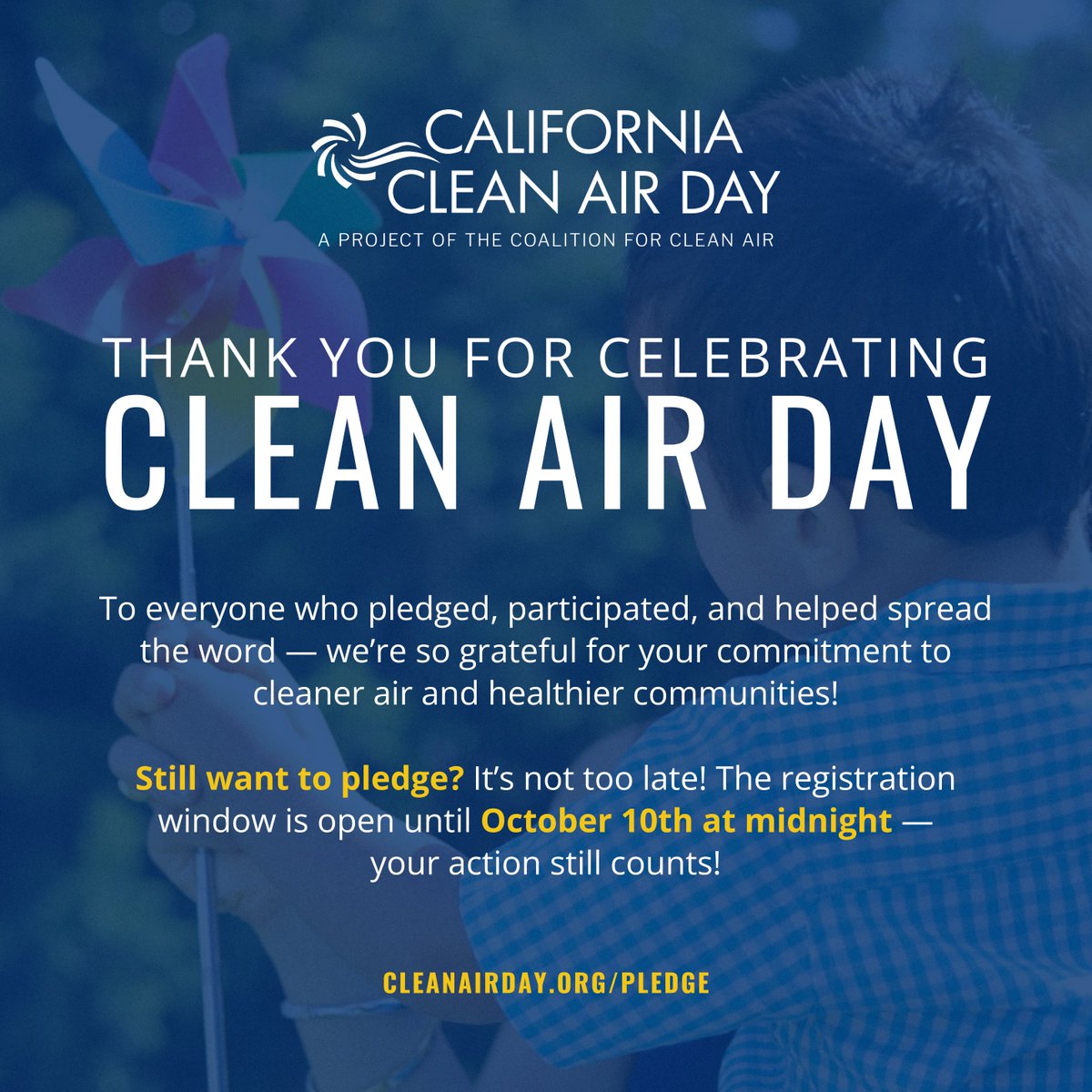 California Clean Air Day tweet media