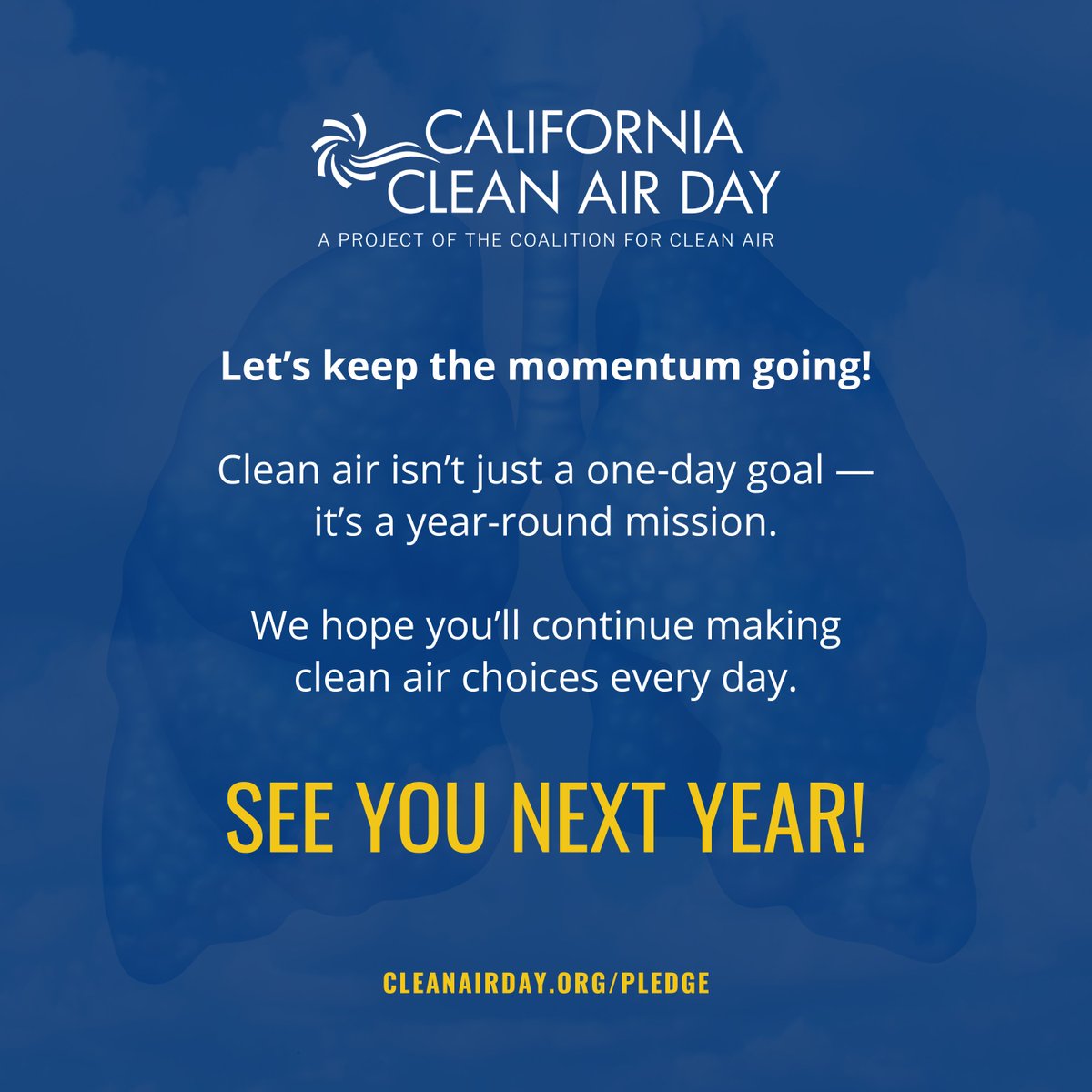 California Clean Air Day tweet media