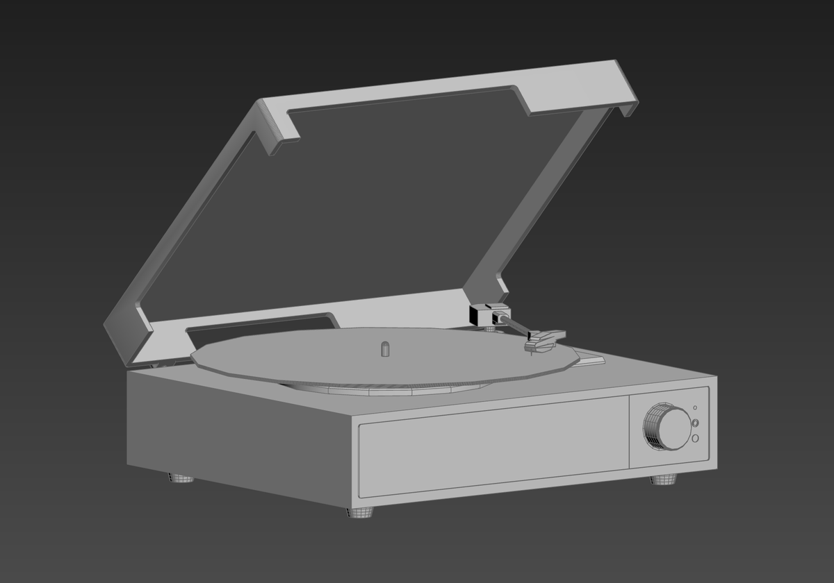 Megaificent's tweet image. First time modeling in 3ds Max (unoptimized)