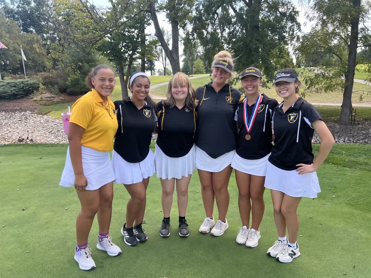 GolfFhn's tweet photo. Knight competed in the GAC Tournament today at Woods Fort GC. Addyson Brenner ended the year in 11th place in conference play, making her part of 2nd team All GAC. Way to end the season strong, Knights. https://t.co/RgLGbbes19