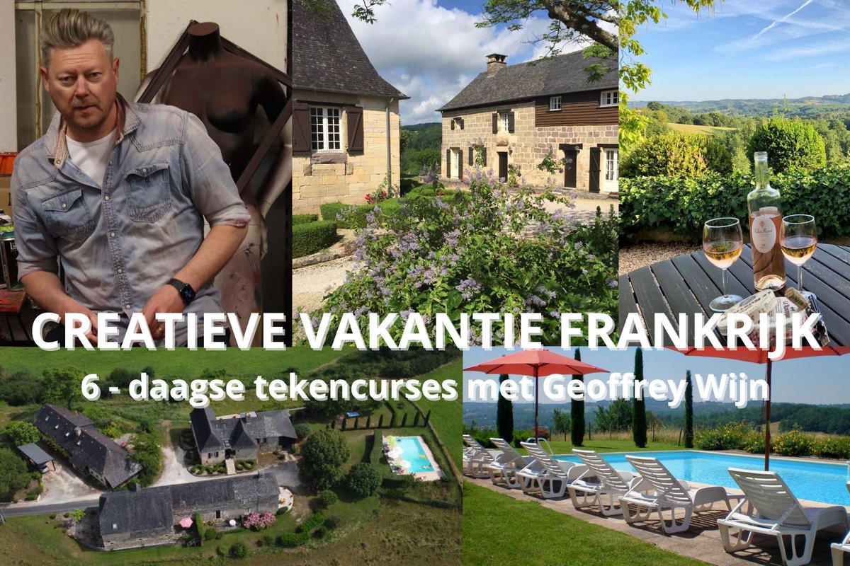 Uitnodiging creatieve tekenweek in Frankrijk - mailchi.mp/geoffreywijn.n…