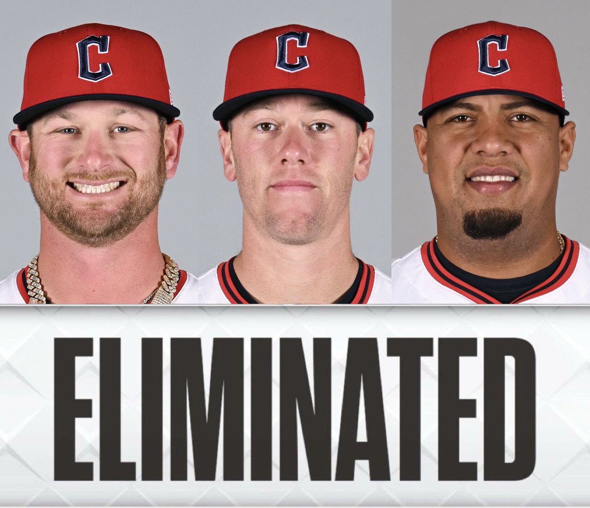 The Cleveland Guardians have been eliminated from the Postseason.