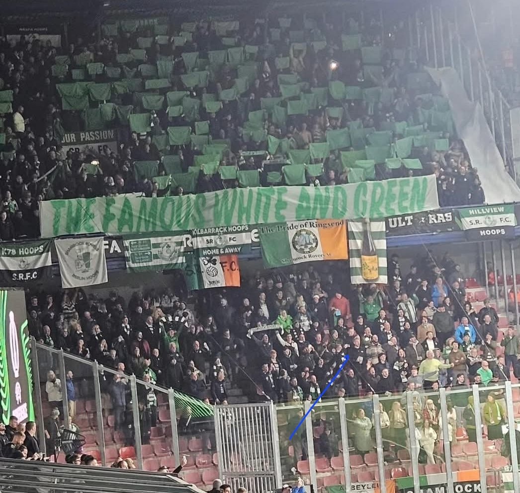 900+ Shamrock Rovers fans away to Sparta Prague (Czech Republic) tonight.

#awaydays #loiawaydays #football #ireland