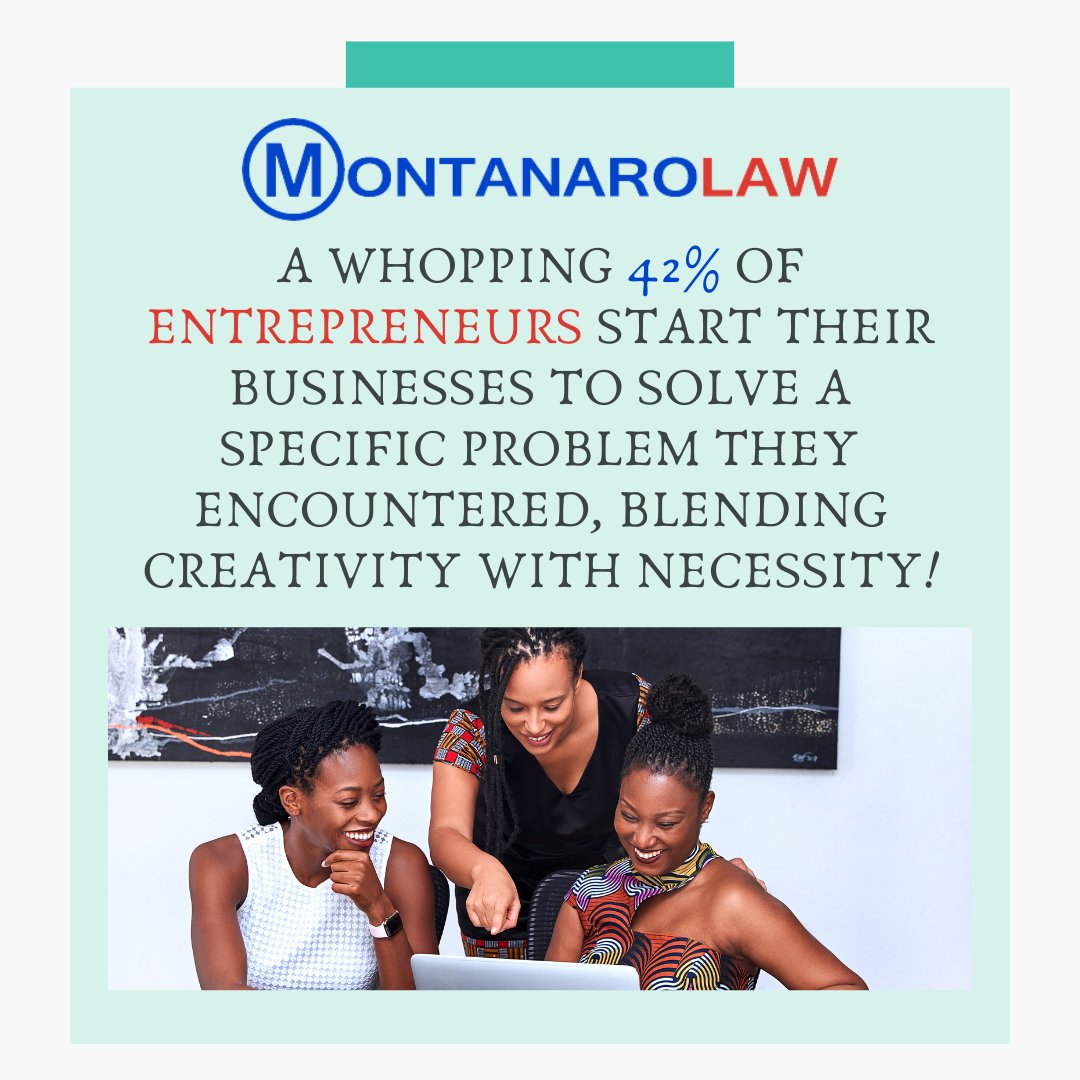 montanarolaw's tweet image. Entrepreneurs solve problems; we prevent them. Start your business right with our trusted support. Call now! #EntrepreneurLife #BusinessSupport #CreativeSolutions #ProblemSolvers #MontanaroLaw #BuisnessLaw

(516)203-1700
montanarolaw.com
info@montanarolaw.com