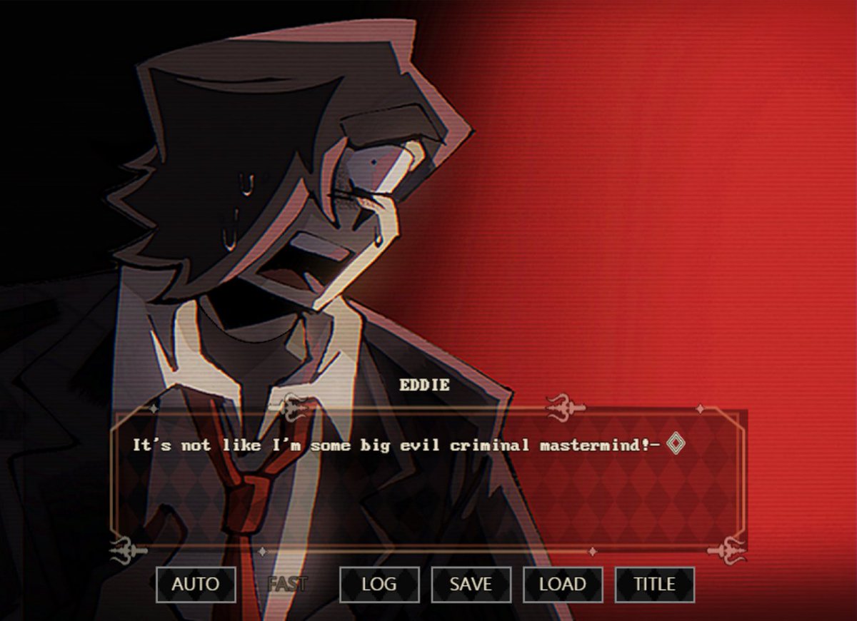 STUInvestigrave's tweet image. The first chapter of Jackpot Crash Course, an upcoming death game visual novel about crime, luck and spectacle, finally RELEASES MID OCTOBER 💥

Take part in a gameshow starring only criminals and gamble against them to gun for a total pardon.

More updates in the coming weeks 😈
