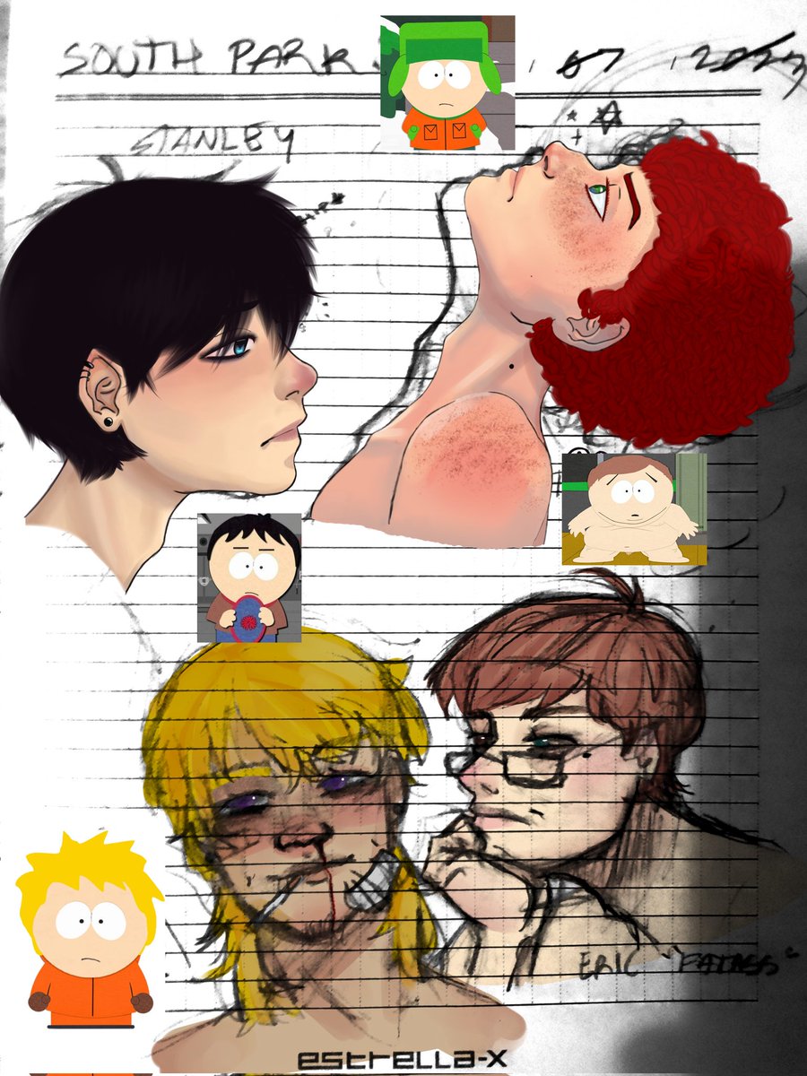 I love them uwu

#SouthPark #KyleBroflovski #StanMarsh #KennyMcCormick #EricCartman