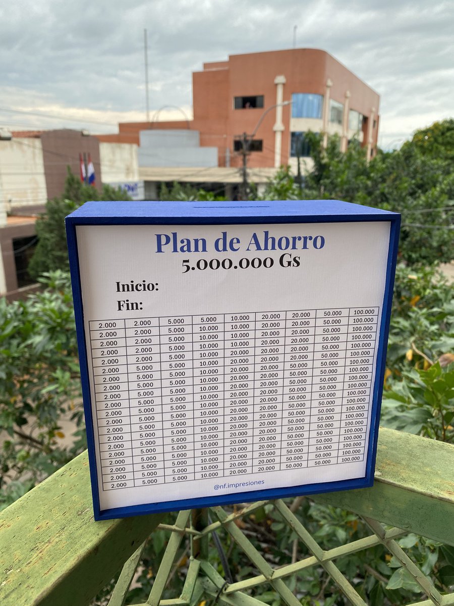 nadinefarinha_'s tweet photo. Hola! Realizo alcancías personalizadas con plan de ahorro 💰
Podés elegir el diseño y el monto que quieras ✨
📍 Villarrica – Envíos a todo el país 🇵🇾
📲 0983 586749 | Ig: @nf.impresiones

Me ayudarían muchísimo dando repost para que llegue a más personas 🫶🏻 https://t.co/XfzzkkULRs