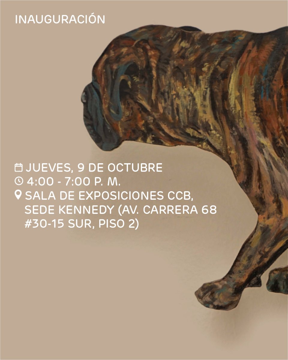 programaARTBO's tweet image. Te invitamos a la inauguración de 𝘌𝘯𝘥𝘰́𝘨𝘦𝘯𝘰, la primera exposición resultado de ARTBO | Tutor, nuestra línea de formación para artistas de Bogotá y Cundinamarca.
Bajo la curaduría de Juan Mejía, 𝘌𝘯𝘥𝘰́𝘨𝘦𝘯𝘰 reúne obras de algunos de los artistas participantes de la…