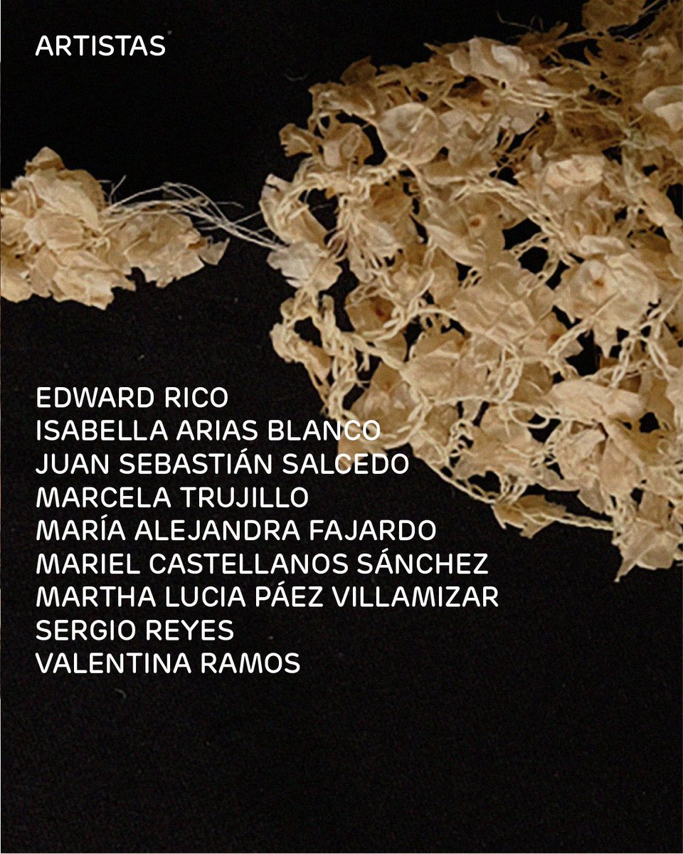 programaARTBO's tweet image. Te invitamos a la inauguración de 𝘌𝘯𝘥𝘰́𝘨𝘦𝘯𝘰, la primera exposición resultado de ARTBO | Tutor, nuestra línea de formación para artistas de Bogotá y Cundinamarca.
Bajo la curaduría de Juan Mejía, 𝘌𝘯𝘥𝘰́𝘨𝘦𝘯𝘰 reúne obras de algunos de los artistas participantes de la…