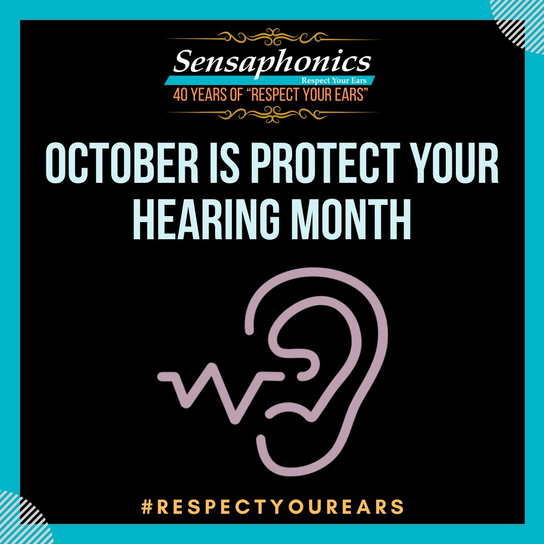 Sensaphonics's tweet photo. Join #Sensaphonics in celebrating #ProtectYourHearingMonth throughout October by making your #hearinghealth a priority!
#RespectYourEars
#earplugs #IEM #InEarMonitors #audiologist #musicaudiology #Chicago #MusiciansHearingClinic #ProtectYourHearingMonth #NPYHM #ProtectYourHearing https://t.co/dGeljBk8Hp