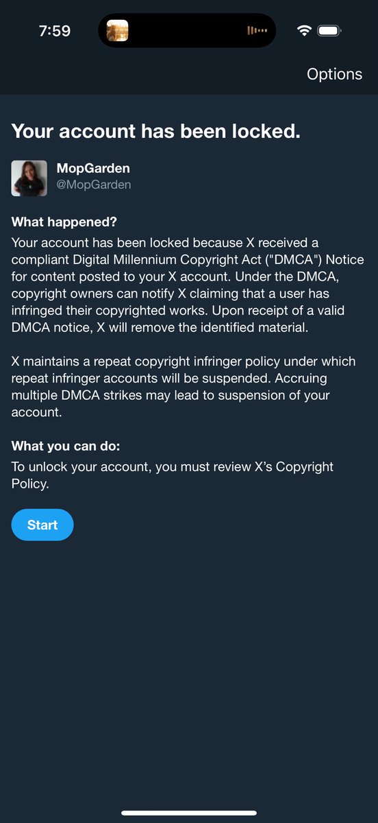 Anyone ever had this before? 🤔 I don’t really post much outside of “going live” tweets so idk what it could have even been? I can’t find where to even check what it was