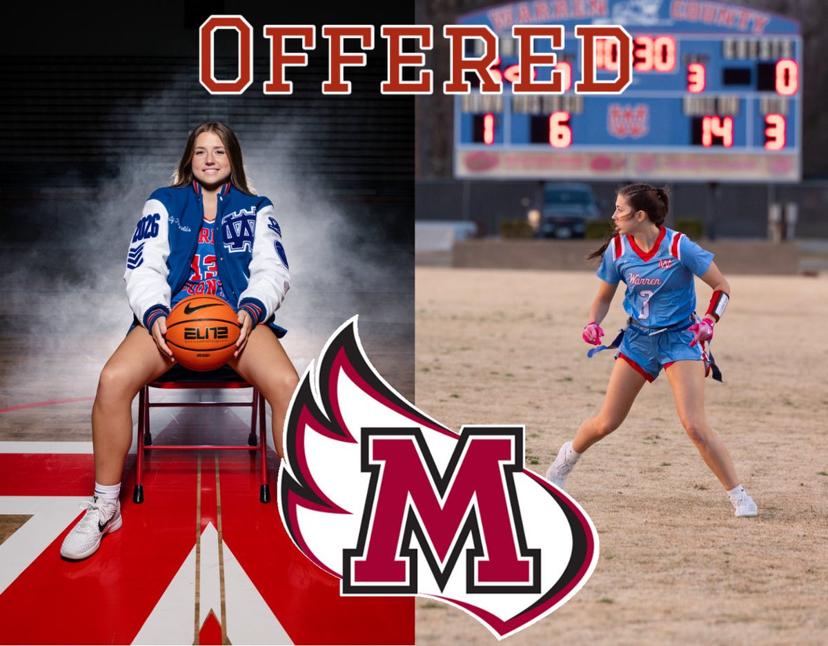 After a great talk with <a href="/CoachMeganRahn/">Coach Megan Rahn</a>  and Coach Bryonne Herring I’m thankful to have received offers to play both Basketball and Flag Football  at <a href="/MeredithCollege/">Meredith College</a> <a href="/LadyPioneerGBB/">Warren County Girls Basketball</a>  <a href="/_underdogsfo/">Underdogs Fighting Odds</a>