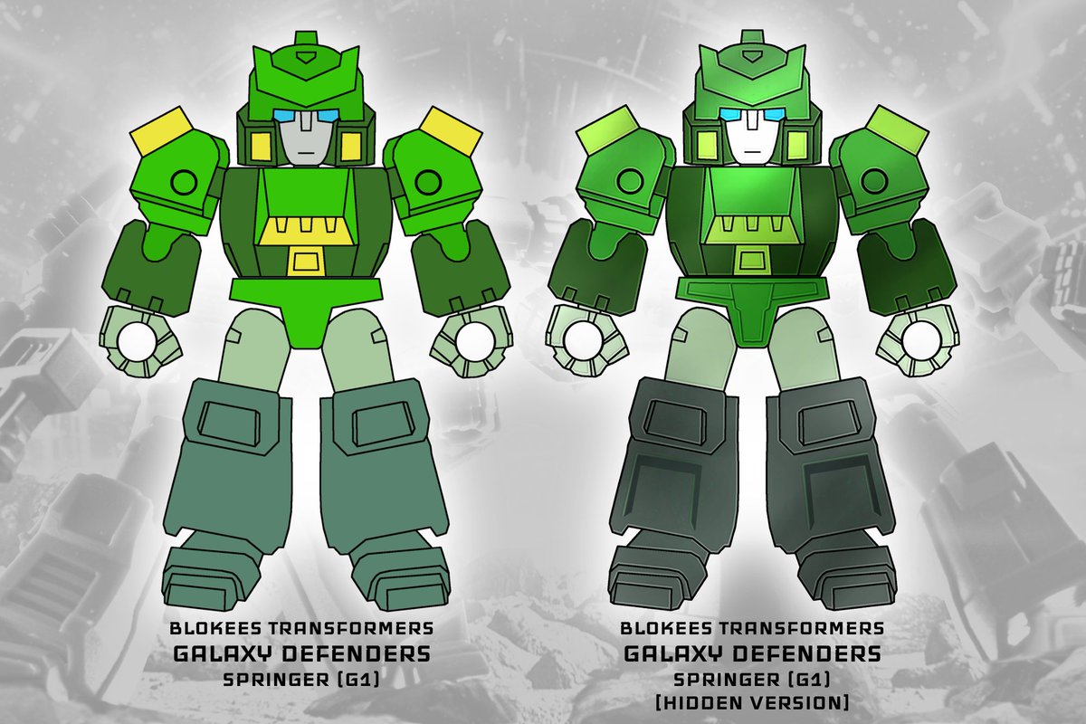 I decided to make a little fan-created concept art if <a href="/BlokeesOfficial/">BLOKEES.OFFICIAL</a> did Autobot Springer in the Galaxy Defenders Version Series. What do you think? Would you like to see Springer added to the line?

Keep in mind, this is my own fan made colored concept