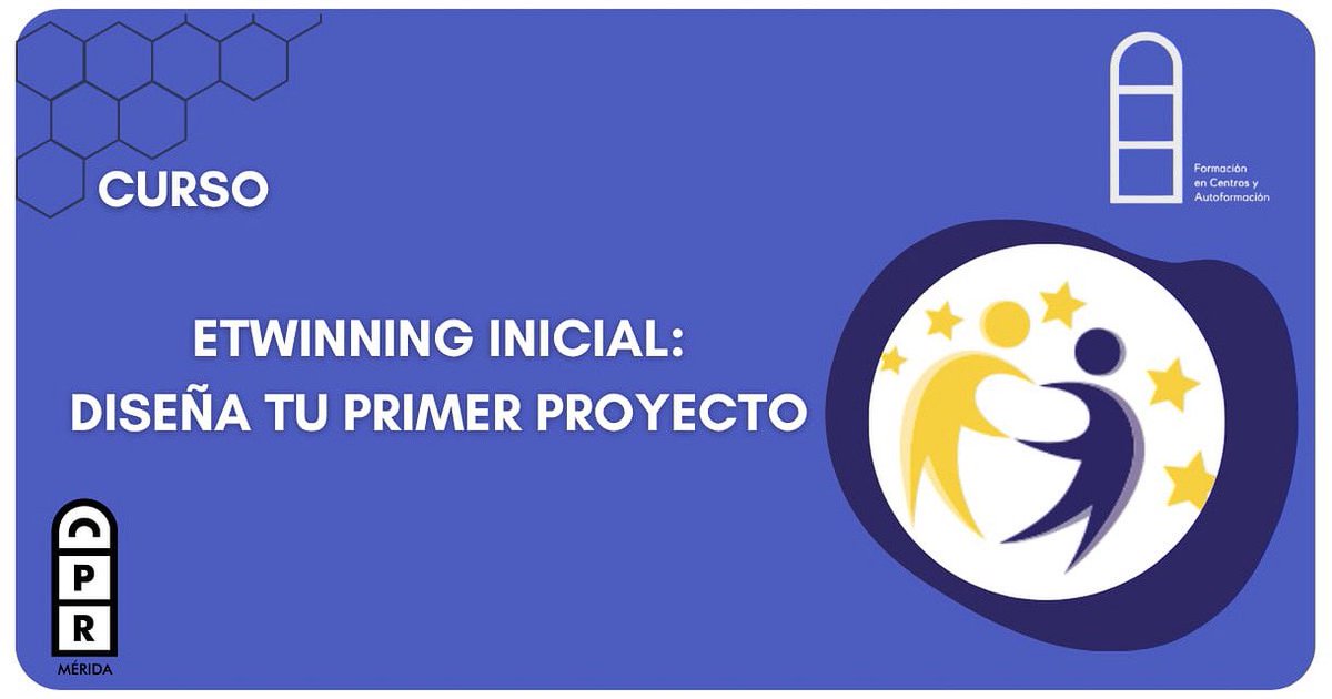 CPR de Mérida (@cprdemerida) on Twitter photo 🤩 ¿Quieres llevar tu aula a Europa?
🌍 Empieza en eTwinning y diseña tu primer proyecto 🚀
🗓 16, 21 y 22 oct | 17-20h
📍 CPR Mérida | 9h · 1 crédito
🔗 Inscríbete antes del 14 oct: rfp.educarex.es/inscripciones/…
📄 Más info: rfp.educarex.es/pub/archivos/d…
<a href="/UpeBadajoz/">UPE Badajoz</a> #innovacionyformacion 🤩 ¿Quieres llevar tu aula a Europa?
🌍 Empieza en eTwinning y diseña tu primer proyecto 🚀
🗓 16, 21 y 22 oct | 17-20h
📍 CPR Mérida | 9h · 1 crédito
🔗 Inscríbete antes del 14 oct: rfp.educarex.es/inscripciones/…
📄 Más info: rfp.educarex.es/pub/archivos/d…
<a href="/UpeBadajoz/">UPE Badajoz</a> #innovacionyformacion