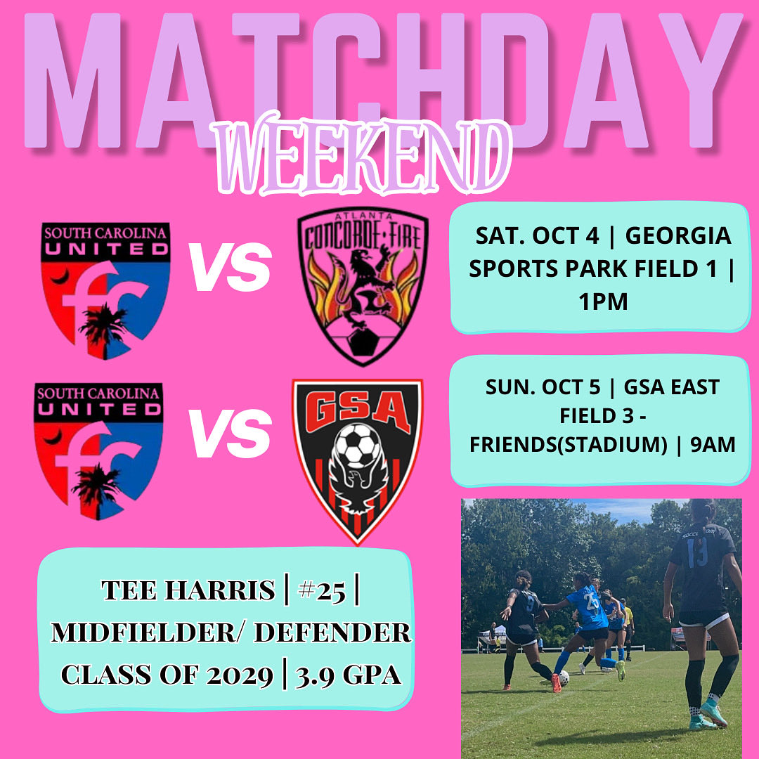 TalashiaHarris's tweet photo. Looking for 6 points once again…but this time in Atlanta!⚽️🍑 #ecnl #southeast #soccer #scufc
-
-
-
@gamecockwsoccer @ugasoccer @canesfutbol @allymwatt  @orlpride @packwsoccer @washingtonspirit @ImYouthSoccer @TheSoccerWire https://t.co/EaEloun8g2
