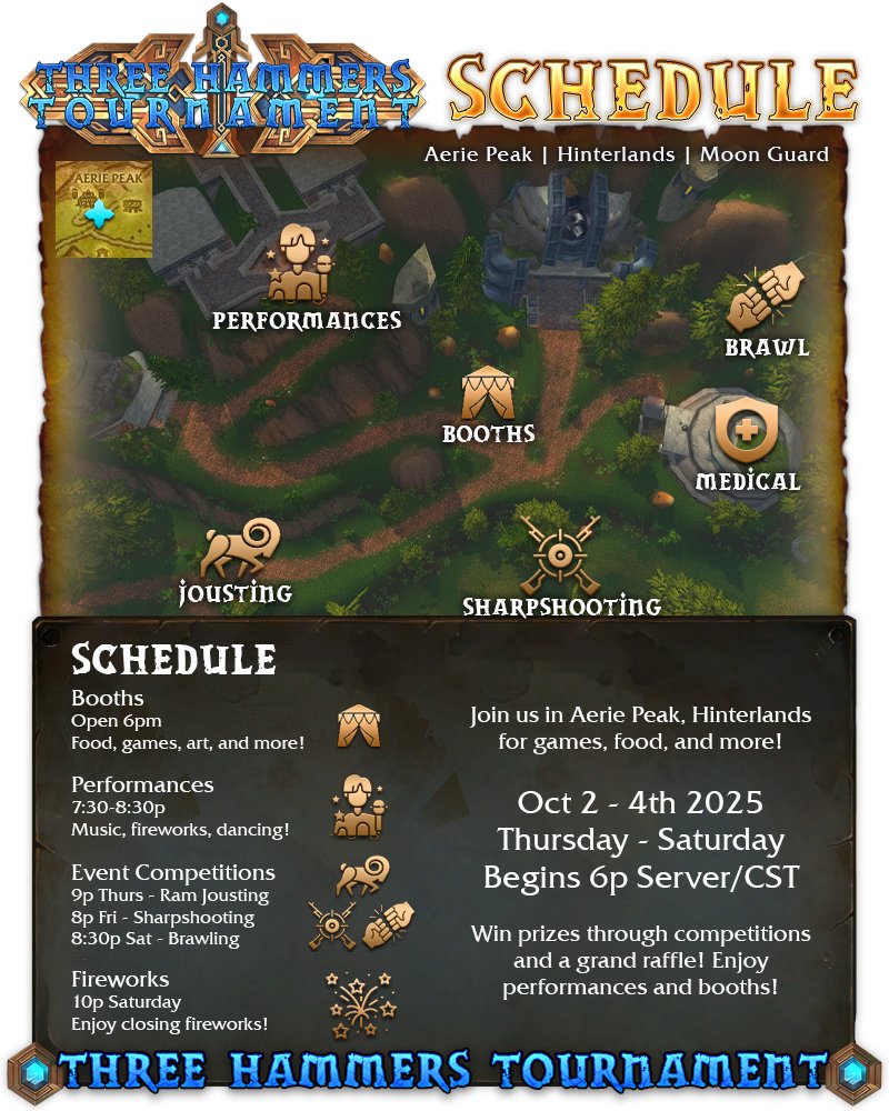 THT_MG's tweet photo. EVERYONE, GET IN HERE! It's time!! We open up at 6:00 PM Server Time (CST)! #worldofwarcraft #dwarves #moonguard #wyrmrestaccord #roleplay #earthen #darkiron #bronzebeard #wildhammer https://t.co/OfbiYITP73