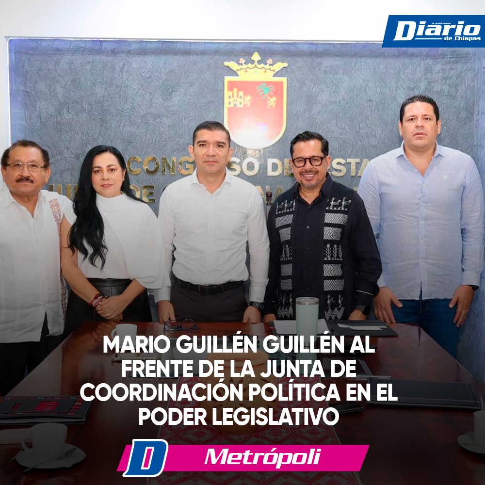 🏛️📋🗳️ Con el objetivo de dar continuidad a la Agenda Política, y en reconocimiento a la transparencia, estabilidad financiera y administrativa, los diputados coordinadores de las bancadas parlamentarias designaron al diputado de Morena, Mario Guillén Guillén, como presidente de