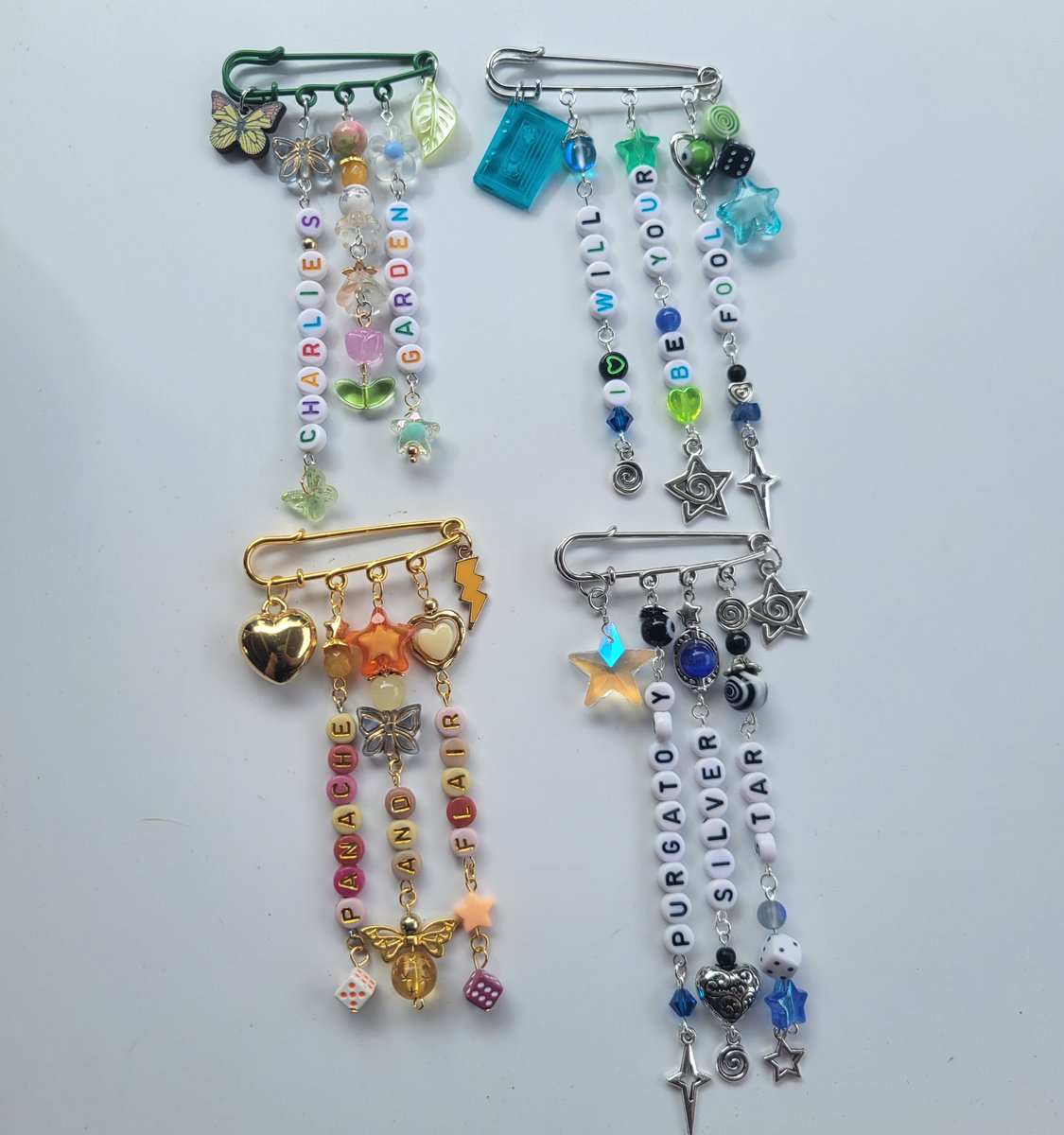 SELLING MY CHARMS WAHOO!! dm if interested, US only because shipping prices suck :( $8 each if that sounds good? i take p@ypal!! im also open to making some custom ones if anyone is interested, just ask &lt;3