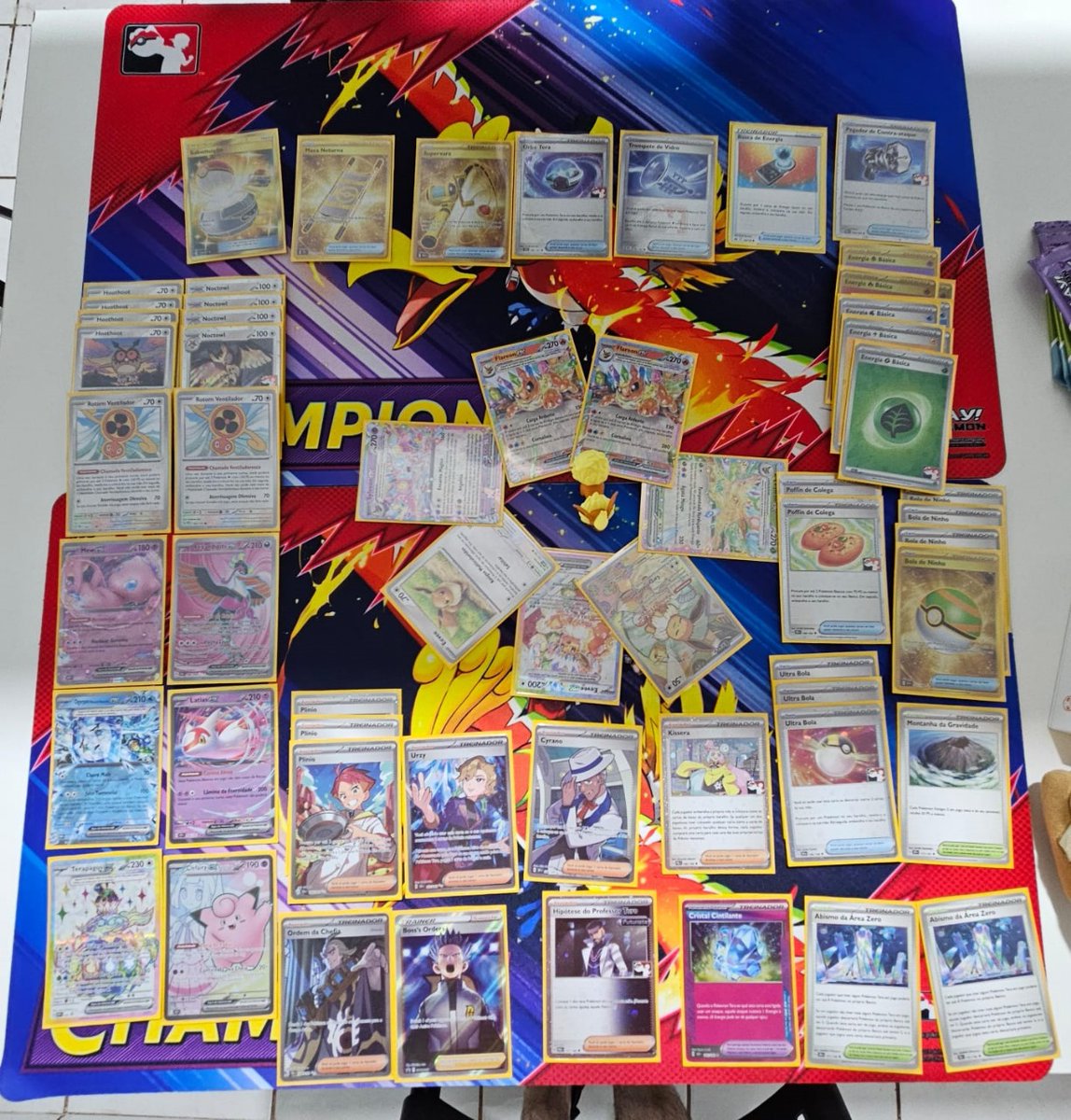 RechTCG's tweet image. Segundo cup da temporada, segunda vitória!
Joguei de Dog Box, com a mesma lista do outro Cup.

Swiss Phase
WW Draga Dusk
WW Joltik Gholdengo
LWT Joltik Box
LL Garde Jelli
WLW Gholdengo

Top Cut
LWW Zard Dusk
WW Garde Jelli