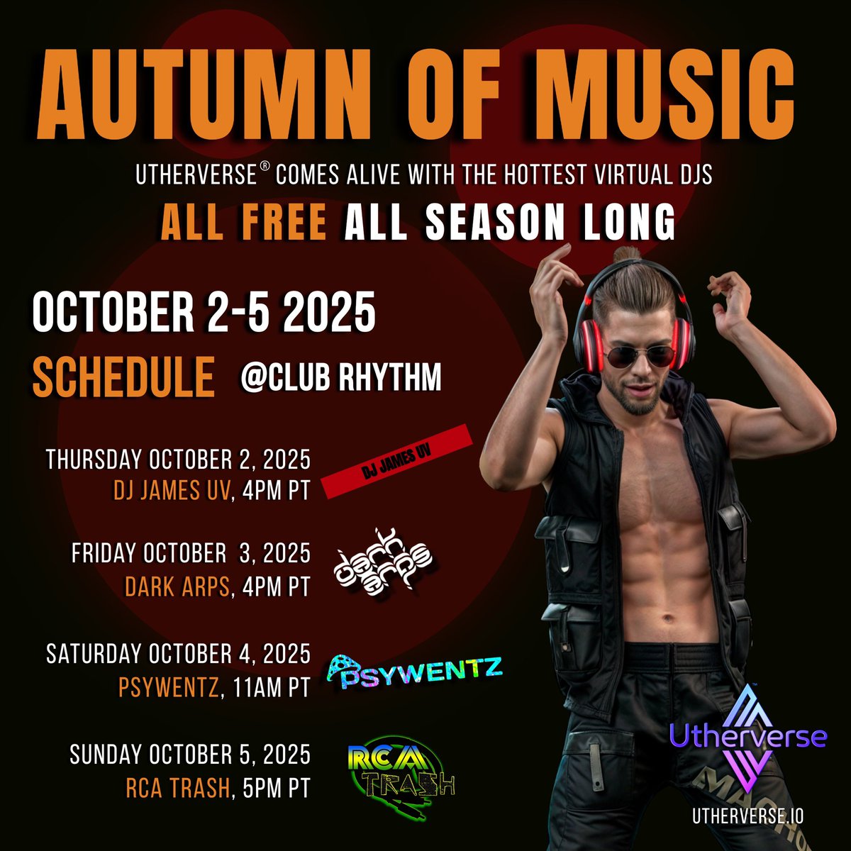 AUTUMN OF SUMMER 
FULL SCHEDULE!

See you all for the kick off at 4pm PACIFIC TODAY
In #XAEON