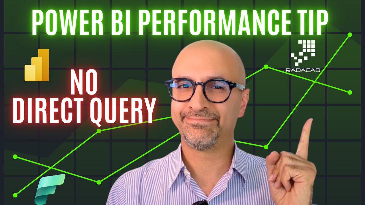 RADACAD_COM's tweet image. Today, I discussed an important #Performance consideration for #PowerBI, which is due to #DirectQuery. I explained why and how it impacts, as well as the myths and misconceptions associated with its use.

Watch the video here:

youtu.be/A43QqYCrOOM

#MicrosoftFabric…