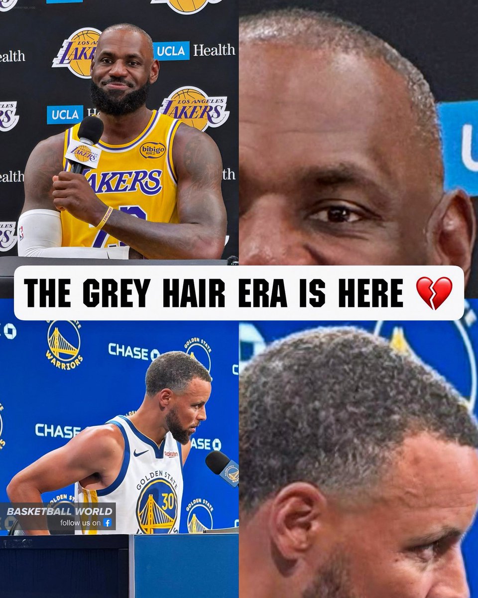 No way Curry got that much grey hair within 3-4 months