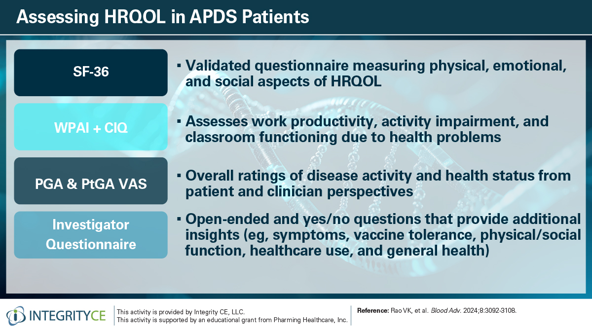 AIRCaseCollab's tweet photo. Resource Tweet #1
Recurrent infections, delayed diagnosis, and frequent hospitalizations can severely impact #HRQOL in patients with #APDS

🧠 Emotional distress
🏫 Missed school/work
🏥 Ongoing medical burden
🛠️ Use validated HRQOL tools to guide holistic care

#Immunology #RareDisease