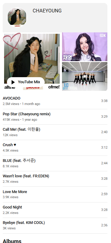 ONCESTREAMTWICE's tweet image. It’s almost one month since Chaeyoung’s debut and nothing has been updated. Just a reminder: the company/division can easily hire teams to properly update artist info on platforms. This is how @jypnation values its female artists.