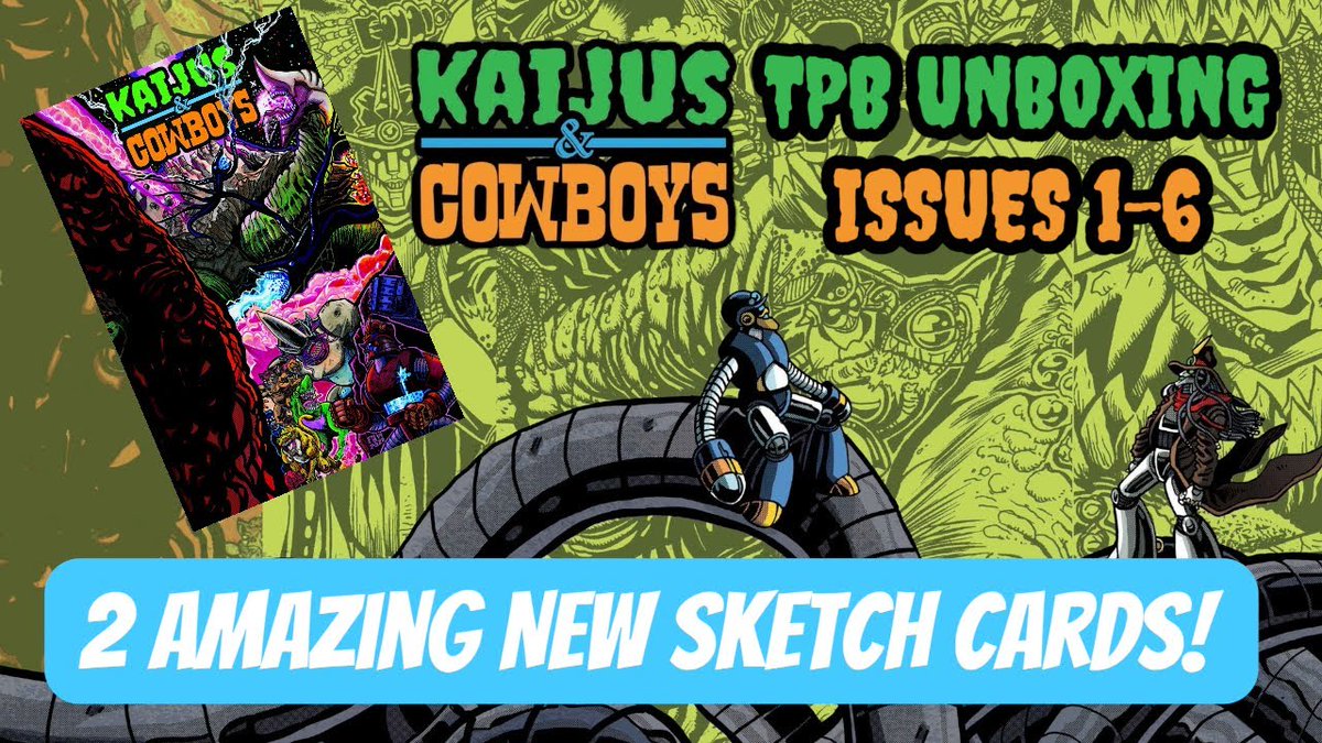 Maser Squad (@masersquad) on Twitter photo Have you seen the <a href="/CambrianComics/">Cambrian Comics "Kaijus & Cowboys" is LIVE!</a> Kaijus & Cowboys Volume 1 TPB? Well check out our #unboxing along with the 2 1 of a kind Sketch Cards drawn by #comic artist <a href="/frankiebwash/">Frankie B Washington</a> . #IndieComics #SketchCards #Kaiju
Watch Here:
youtu.be/vNGnHGXhWt0 Have you seen the <a href="/CambrianComics/">Cambrian Comics "Kaijus & Cowboys" is LIVE!</a> Kaijus & Cowboys Volume 1 TPB? Well check out our #unboxing along with the 2 1 of a kind Sketch Cards drawn by #comic artist <a href="/frankiebwash/">Frankie B Washington</a> . #IndieComics #SketchCards #Kaiju
Watch Here:
youtu.be/vNGnHGXhWt0