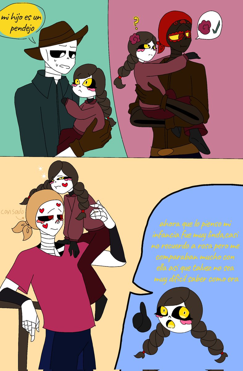 JOKERBb1314245's tweet photo. Un poquito de la infancia de la pequeña ress,ella es feliz y sin traumas....aun 🙂
Narco y charro:@Yolimoon01 
#undertale #utmv #skeletonoc #topiltzin #topiltzinsans #nacahualsanns #nacahual #resssans #ress #rosasans #rosa #narcosans #narco #charronegrosans https://t.co/J5Qs2trzKv