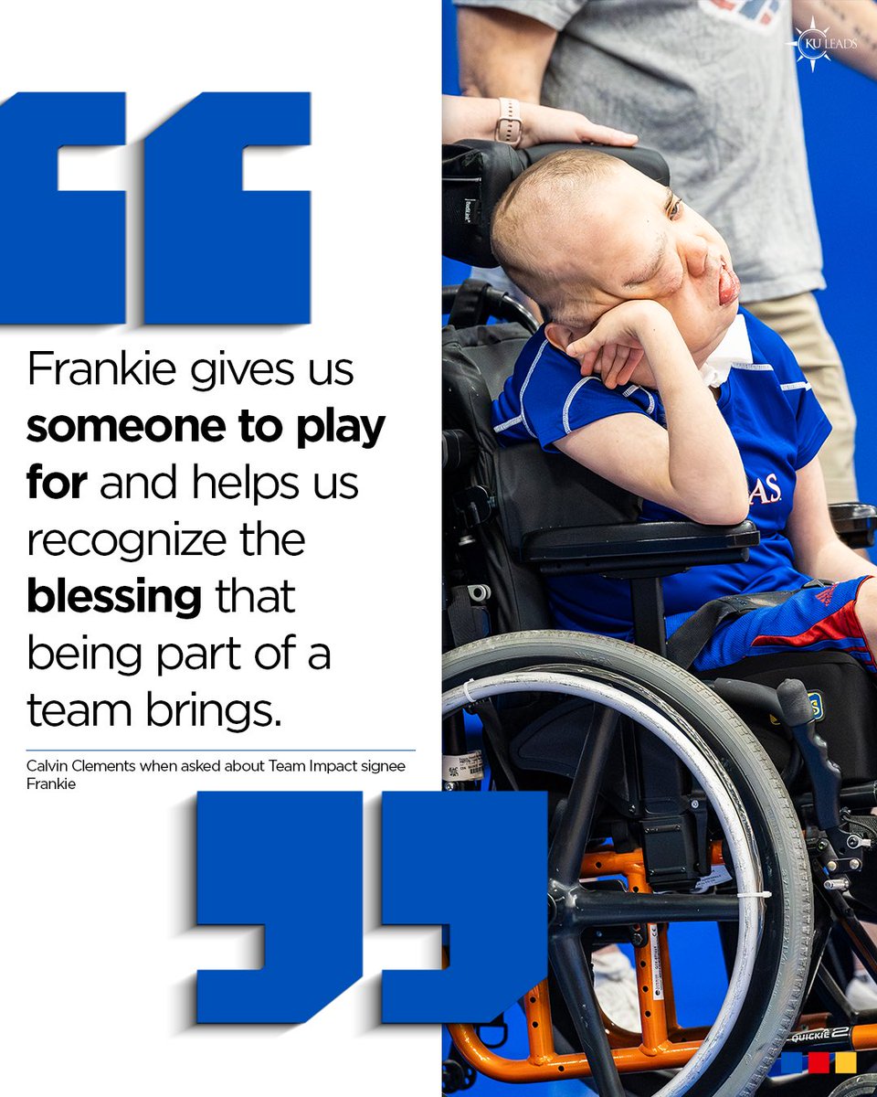 Day 5 of <a href="/Big12Conference/">Big 12 Conference</a> #EveryBodyPlays Week featuring our <a href="/GoTeamIMPACT/">Team IMPACT</a> teammates! 💪 Today we want to highlight Footballs Signee, Frankie Fergus! 💙❤️

#EveryBodyPlays | #TeamImpact | #PowerOfSport | #Big12 | #RCJH