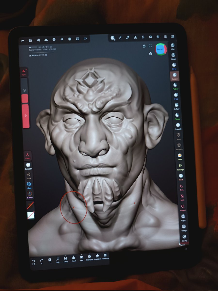 Heaxhammer's tweet photo. Quick sculpt

#nomadsculpt #ipad #sculpt #nomad https://t.co/NoHeUypSns