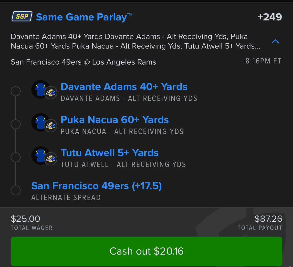 Justin_McCabe19's tweet photo. TNF plays

Tail at your own risk 💯 https://t.co/JkTrDldvJI