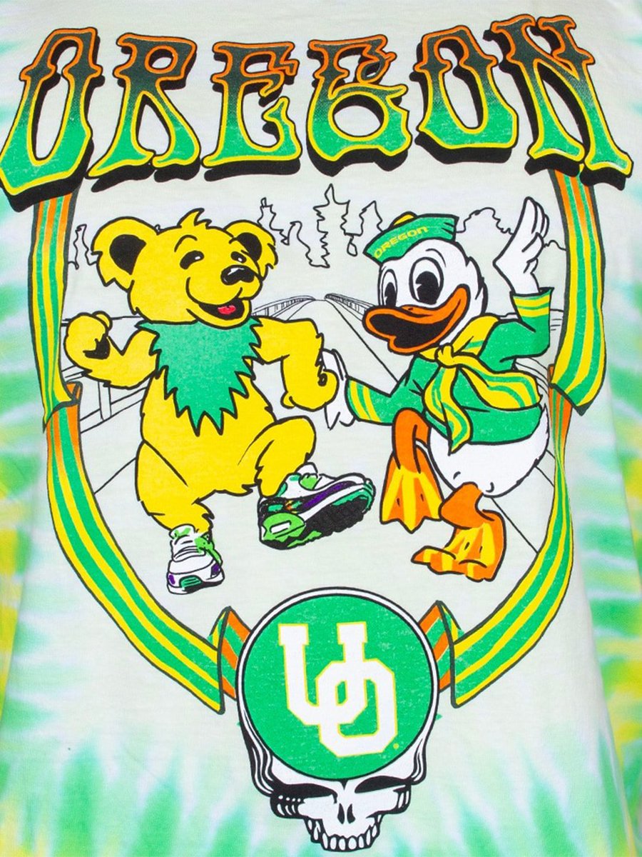 ModernNotoriety's tweet photo. FIRST LOOK: Grateful Dead x University of Oregon x Nike Air Max 90 "Grateful Ducks" 🦆

🗓️ October 2025
🏷️ $140 https://t.co/9LyYhDOwQs
